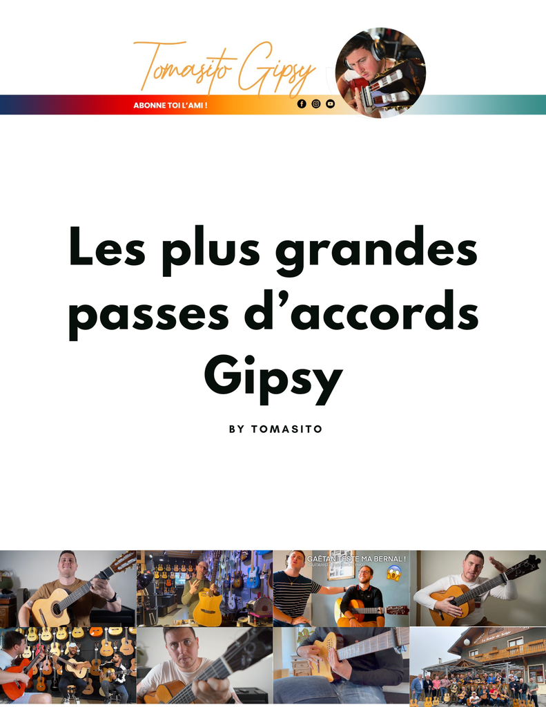 [Livre Passe d'accords] Les plus grandes passes d'accords Gipsy [Erreur impression] - Voir vidéo Youtube !
