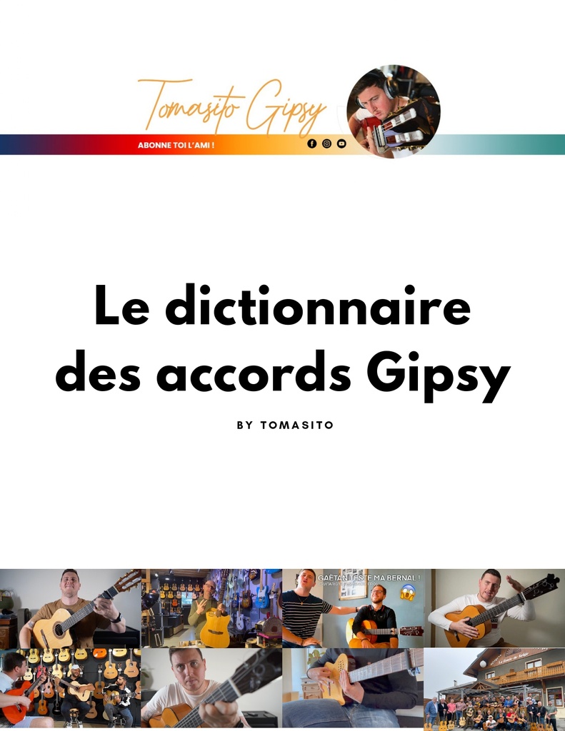 [Livre Dico V2] Le dictionnaire des accords Gipsy - Nouvelle version